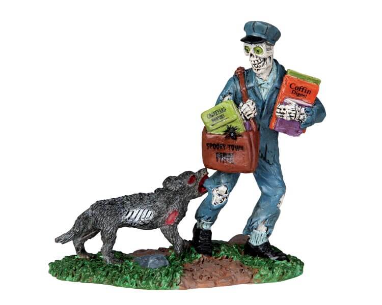 Spooky buy mailman lemax. Rare! NIB.