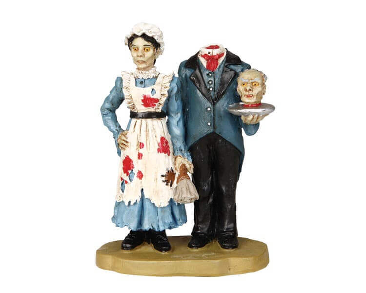 Lemax Headless Butler and 2024 Maid