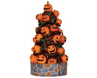 Lighted Pumpkin Tree