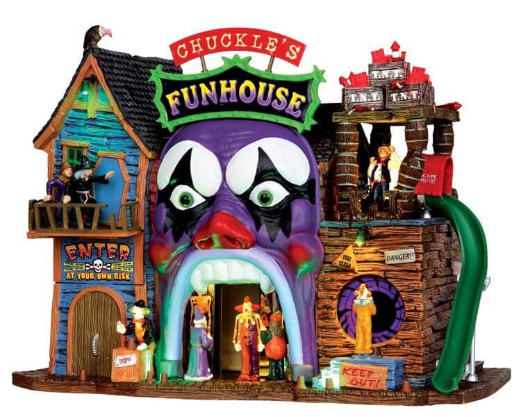 Lemax authentic Spooky Town Funhouse RARE & Retired