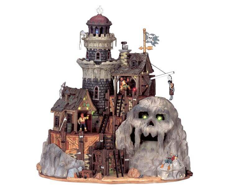 Isle hotsell of Doom lighthouse Spooky Town Lemax Halloween Village