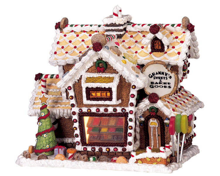 Lemax sugar n spice gingerbread store palace