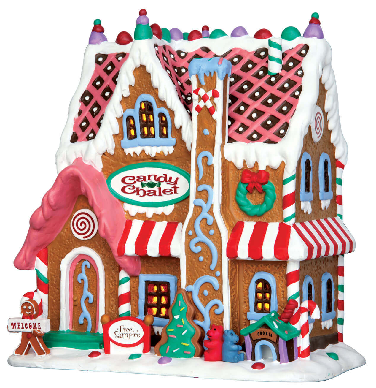 Lemax hot sugar n spice gingerbread manor