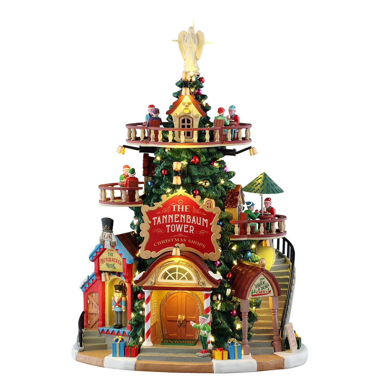 LEMAXヴィレッジコレクション クリスマス White Christmas Set