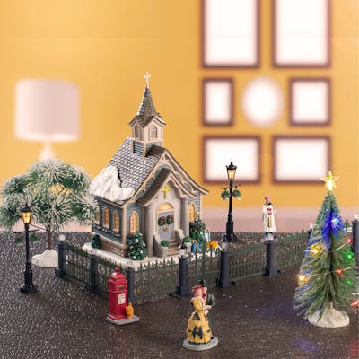 Small Town Church Set