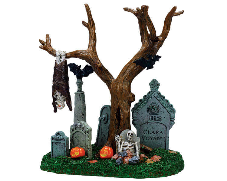 Lemax Spooky outlet Town RING AROUND THE TREE Halloween Dancing Ghosts Spirits