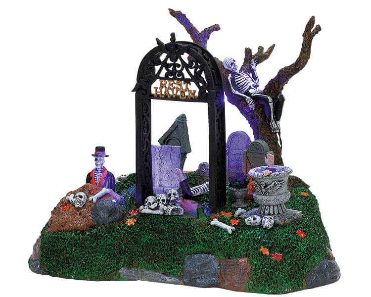 Lemax Restless outlet Tombstone Halloween