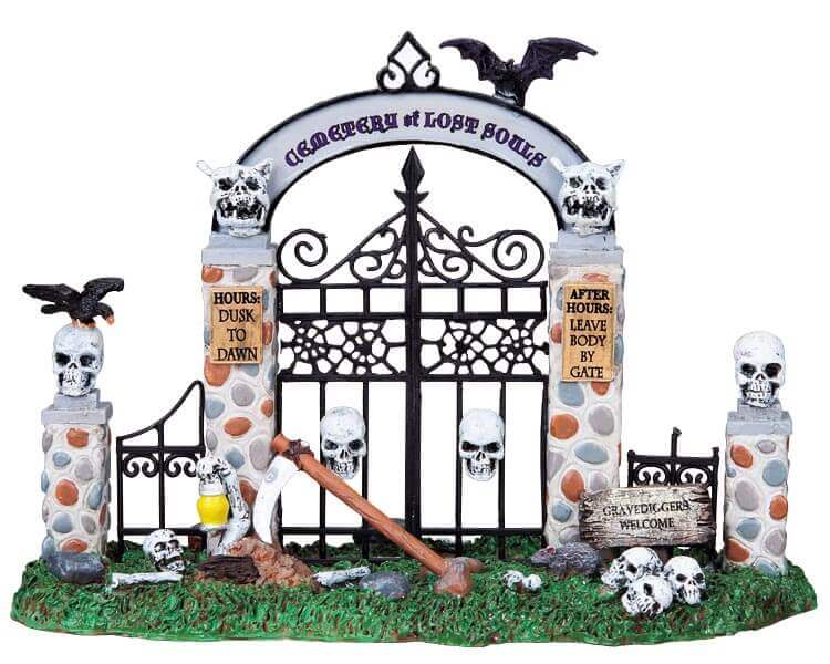SF・ファンタジー・ホラー Lemax Spooky Town The Gate House 2014 Lemax Spooky Town Halloween: The Gate House at Haunted