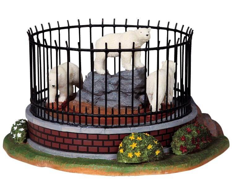 Lemax Zoo POLAR BEAR CAGE Animals Summer Holidays & Seasons 84847 online IOB